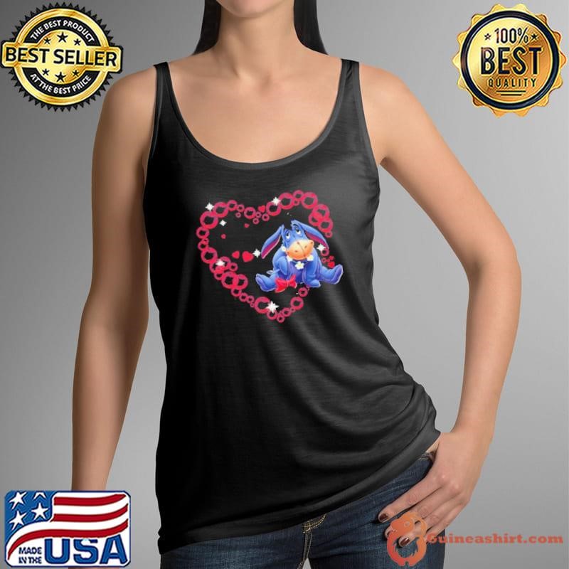 Eeyore Heart Valentine Day Tank Top
