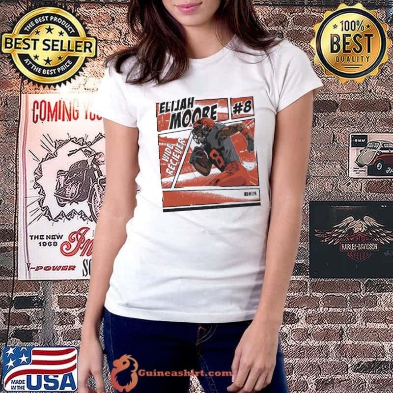 Elijah Moore American professional football wide receiver Cleveland Comic T-Shirt