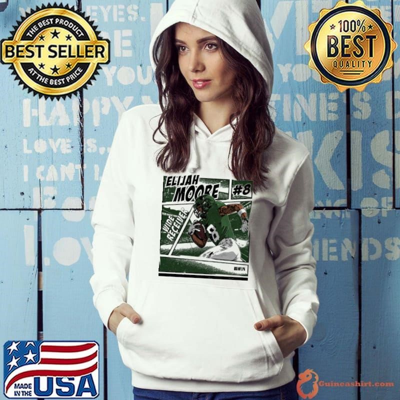 Elijah Moore American professional football wide receiver New York J Comic Hoodie