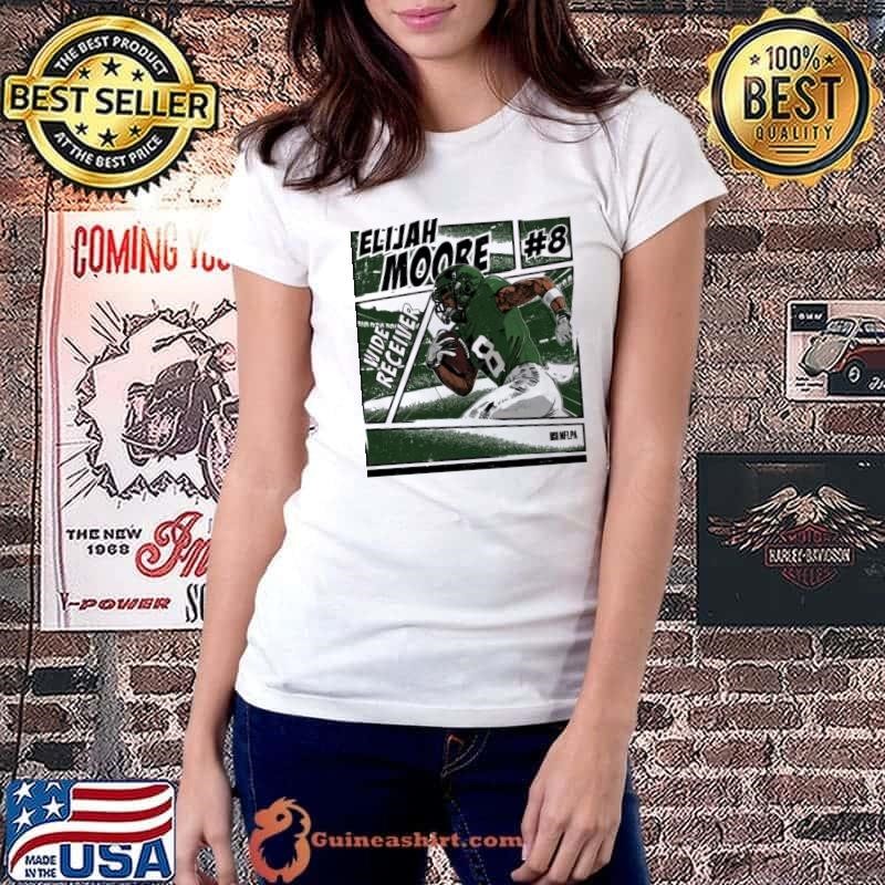 Elijah Moore American professional football wide receiver New York J Comic T-Shirt