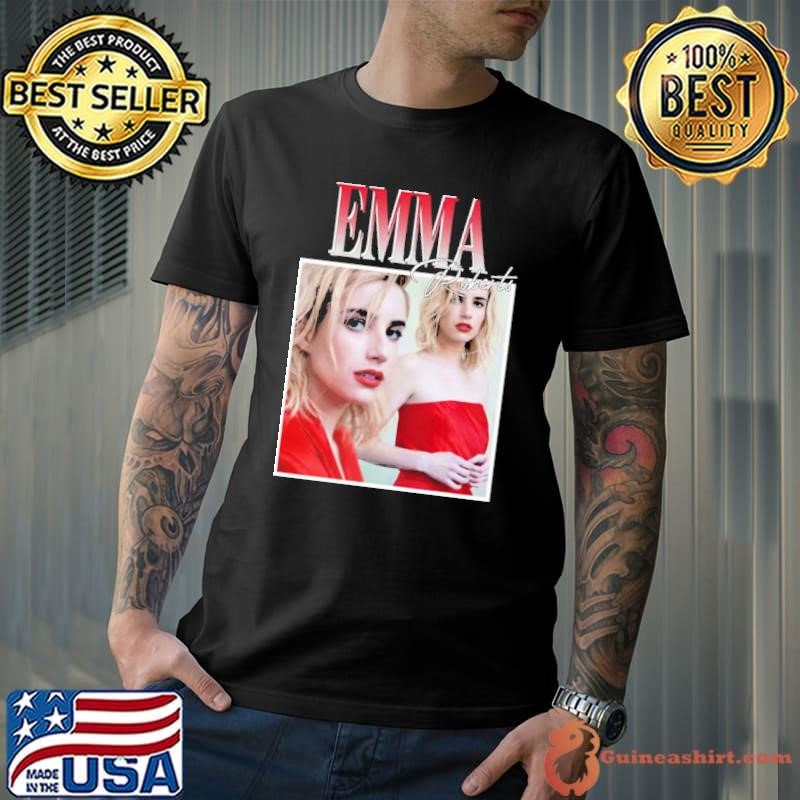 Emma Roberts American actress singer and producer Retro Vintage T-Shirt