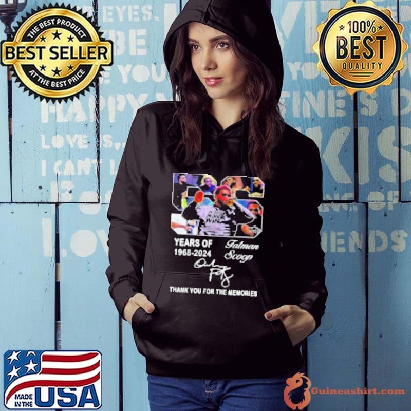 Fatman Scoop 56 Years Of 1968 2024 Thank You For The Memories Hoodie