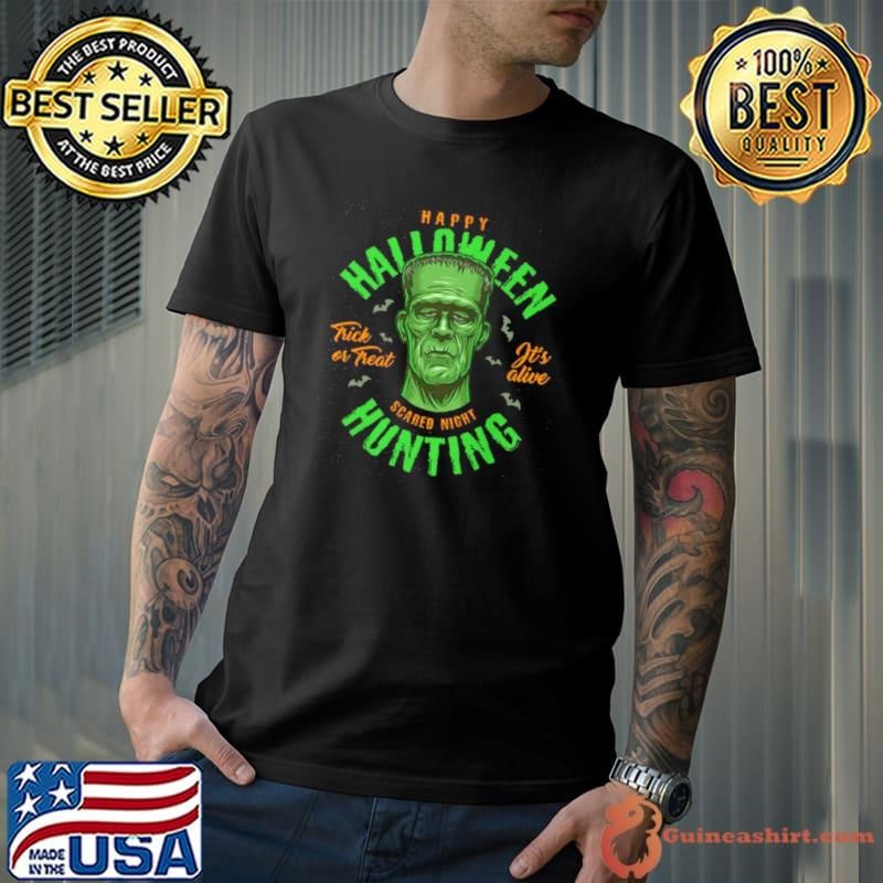 Frankenstein Scared Night Halloween Party shirt