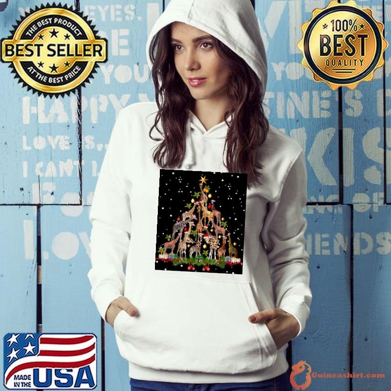 Funny Giraffe Christmas Tree Ornament Decor Gift Cute Shirt