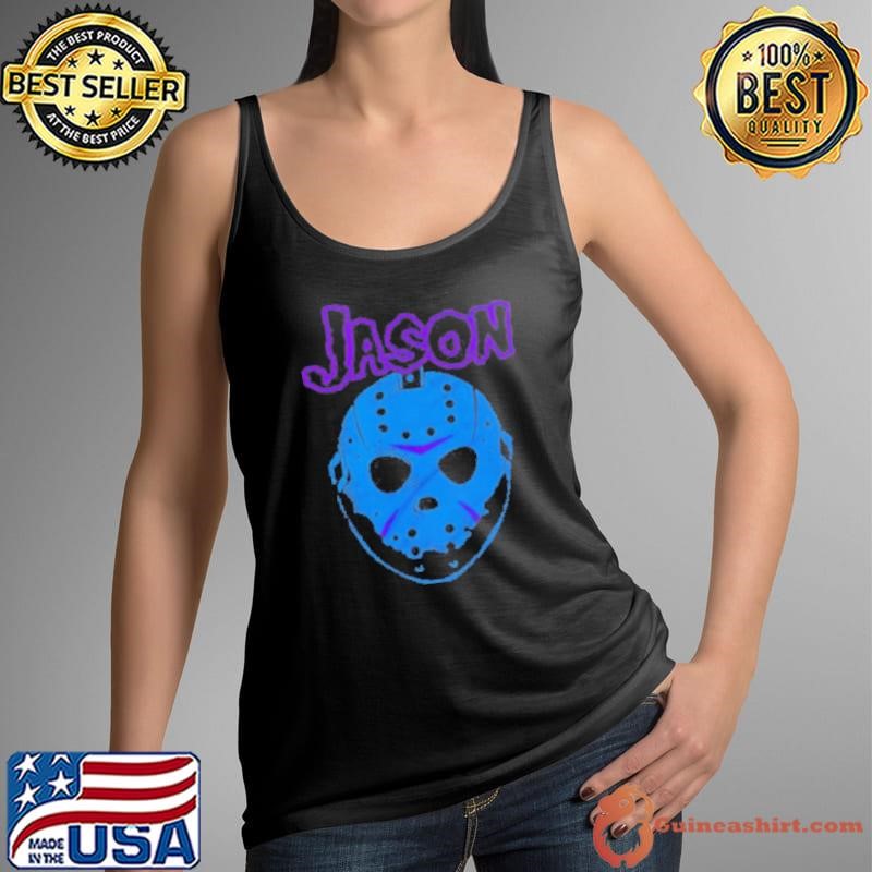 Ghost Mask Jason Halloween Tank Top