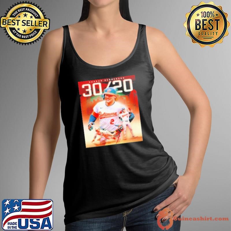 Gunnar Henderson Baltimore Orioles First Career 30 20 Season Shirt