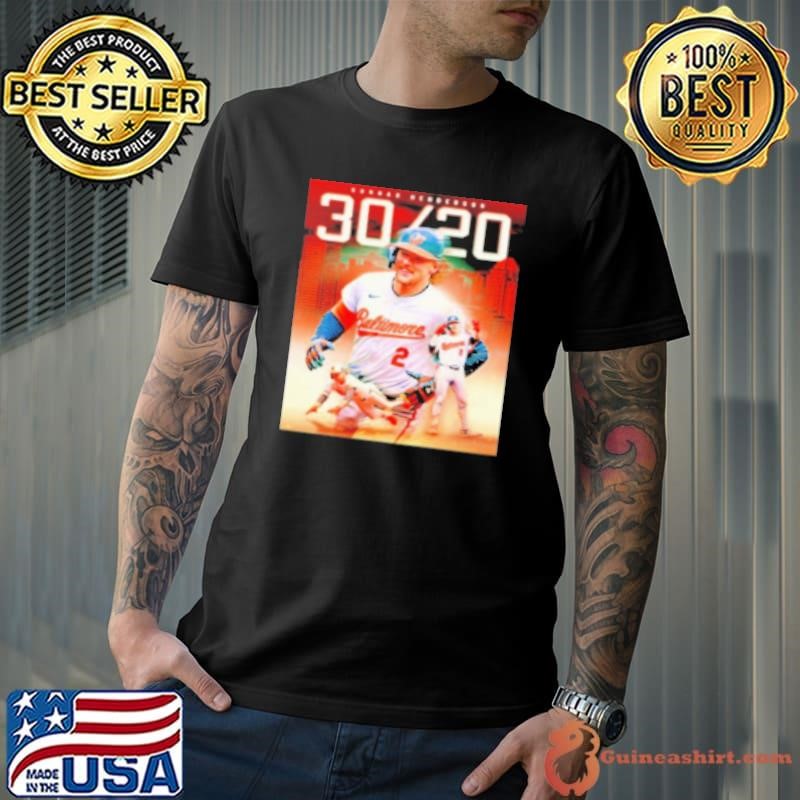 Gunnar Henderson Baltimore Orioles First Career 30 20 Season Unisex