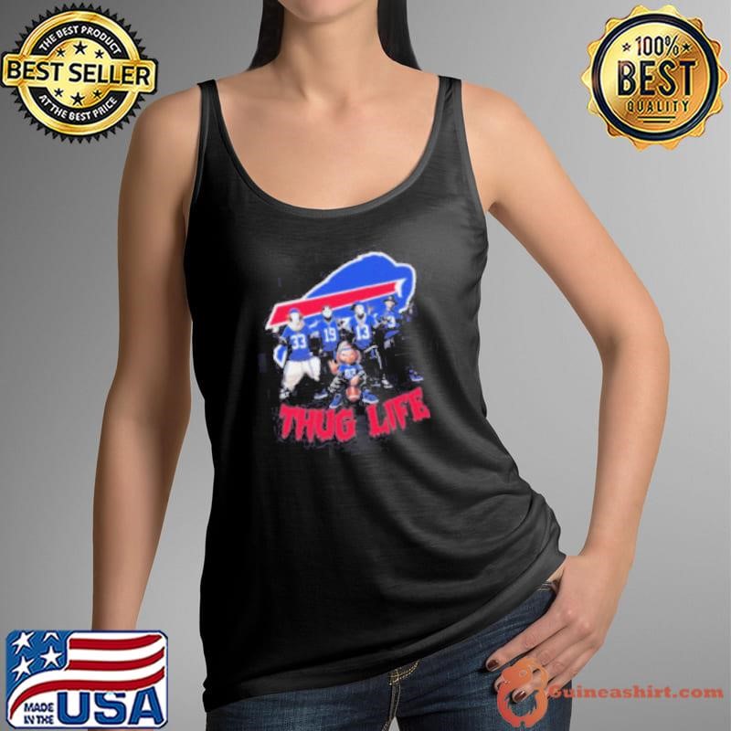 Halloween Horror Characters X Buffalo Bills Thug Life Shirt
