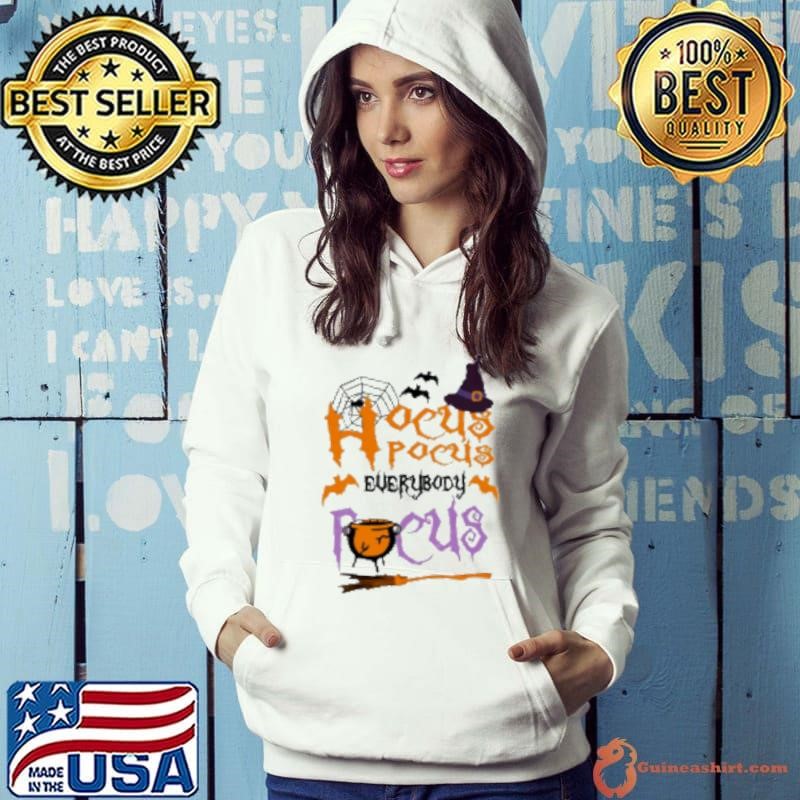 Hocus Pocus Everybody Focus Witch Hat Shirt