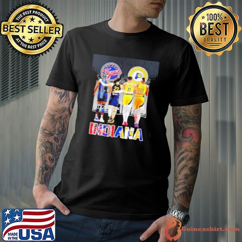 Indiana Fever Indiana Pacers Deadly Duo 2024 proud shirt