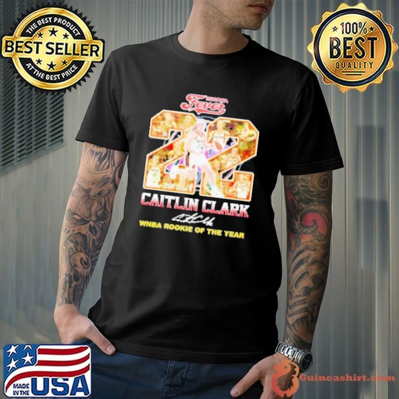Indiana Fever X Caitlin Clark 22 WNBA Rookie of the years Shirt