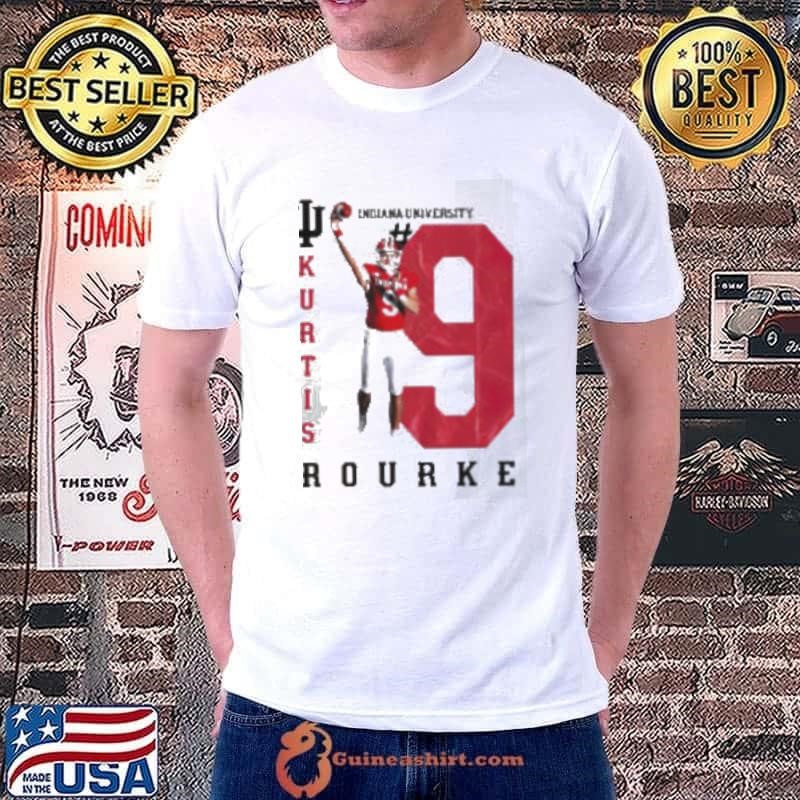 Indiana Hoosiers Football #9 Kurtis Rourke shirt