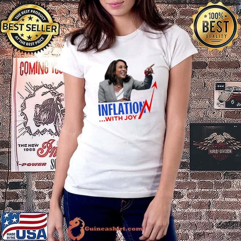 Inflation With Joy Kamala Harris Trump Sticker 2024 Ladiestee