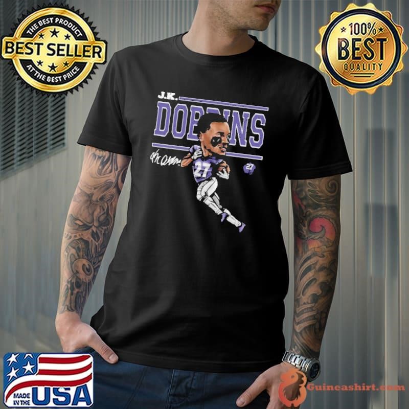 JK Dobbins Baltimore Ravens Football shirt