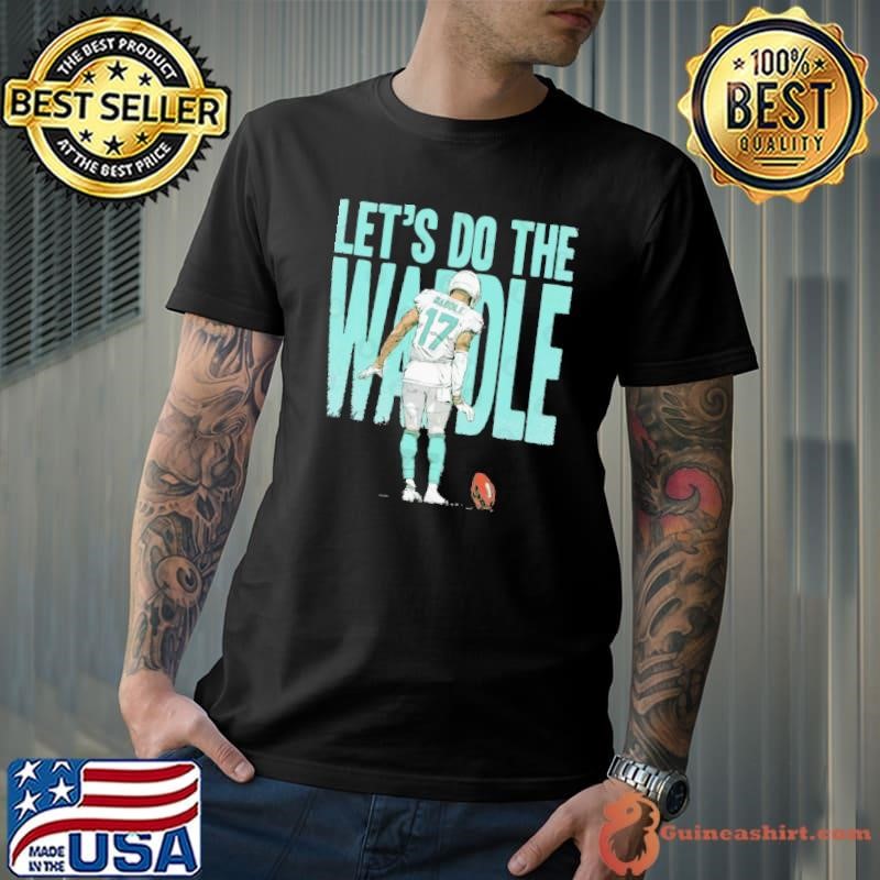 Jaylen Waddle American football wide receiver Miami Waddle Dance T-Shirt