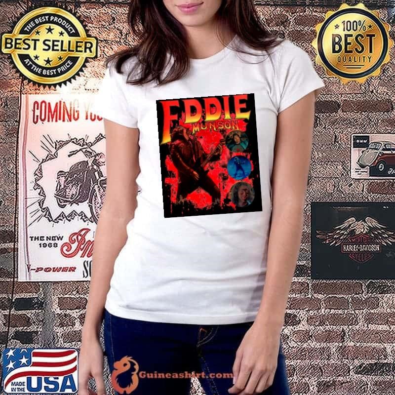 Joseph Quinn Eddie Munson Playing Guitar Red Ladiestee
