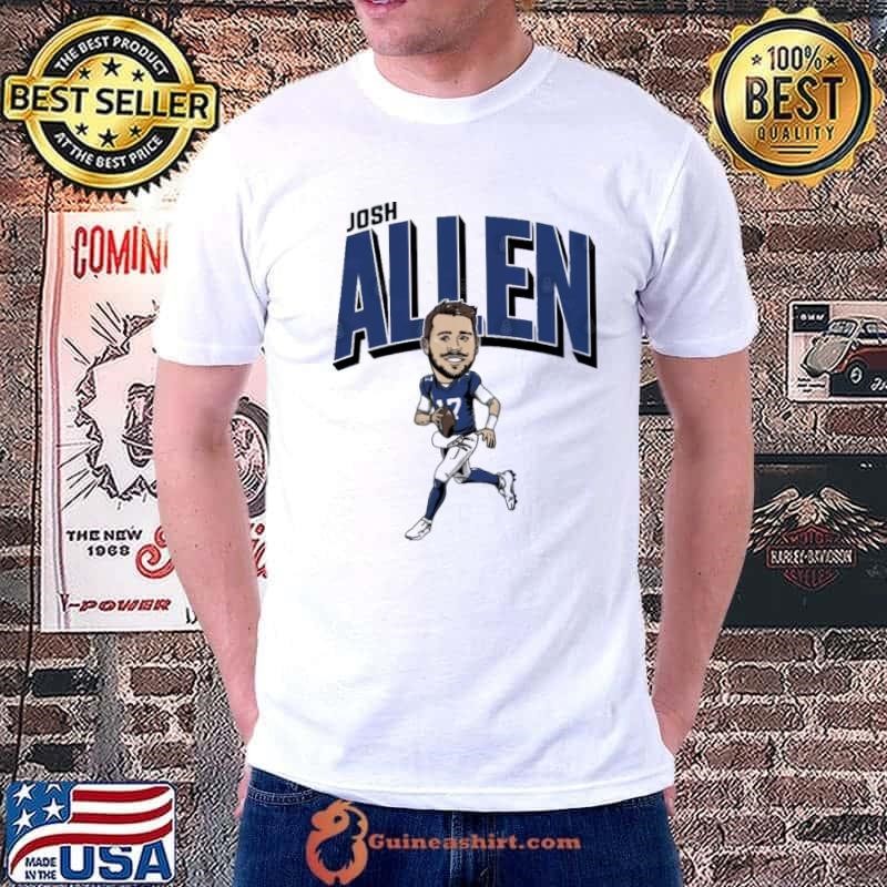 Josh Allen Caricature American professional football quarterback T-Shirt