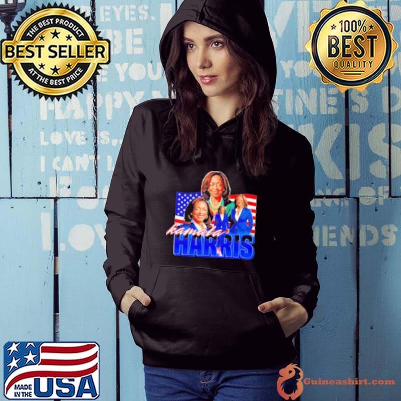 Kamala Harris American flag bootleg reboot Hoodie