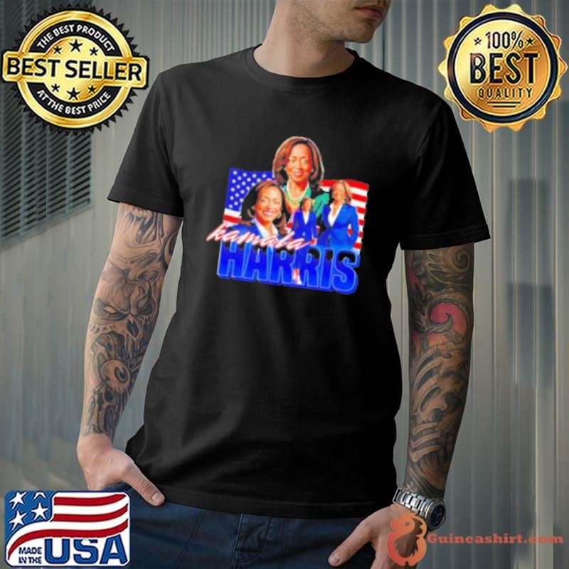 Kamala Harris American flag bootleg reboot Shirt