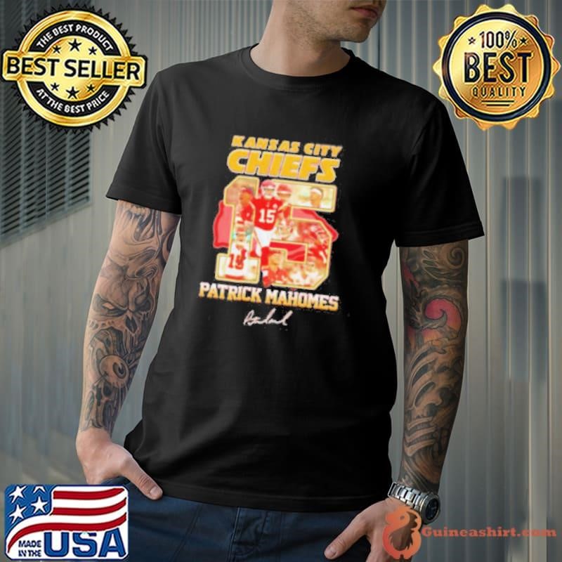 Kansas City Chiefs Patrick Mahomes 15 signature Unisex