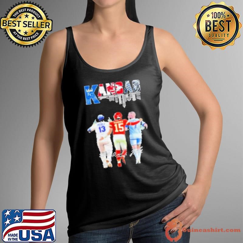Kansas City Royals Perez Kansas City Chiefs Mahomes Sporting Kansas City Russell Signatures 2024 Shirt