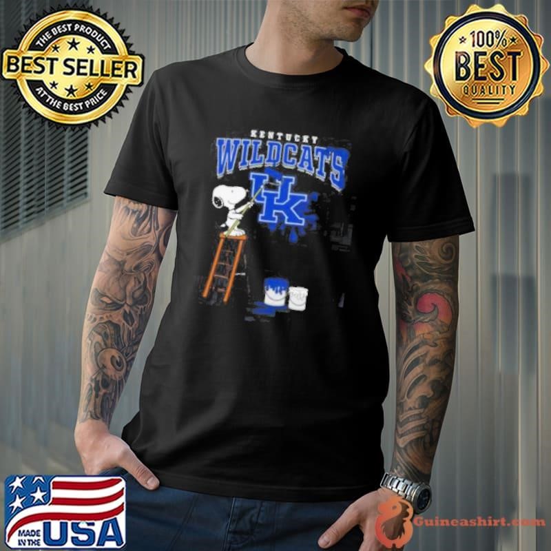 Kentucky Wildcats Snoopy Painting Shirt