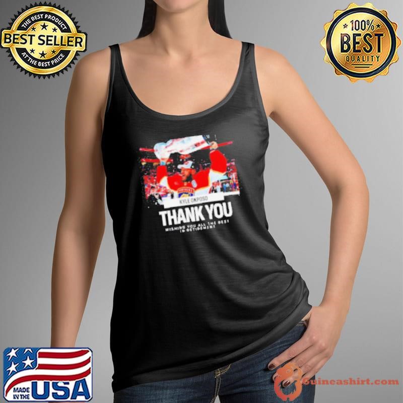 Kyle Okposo thank you wishing you all the best in retirement shirt