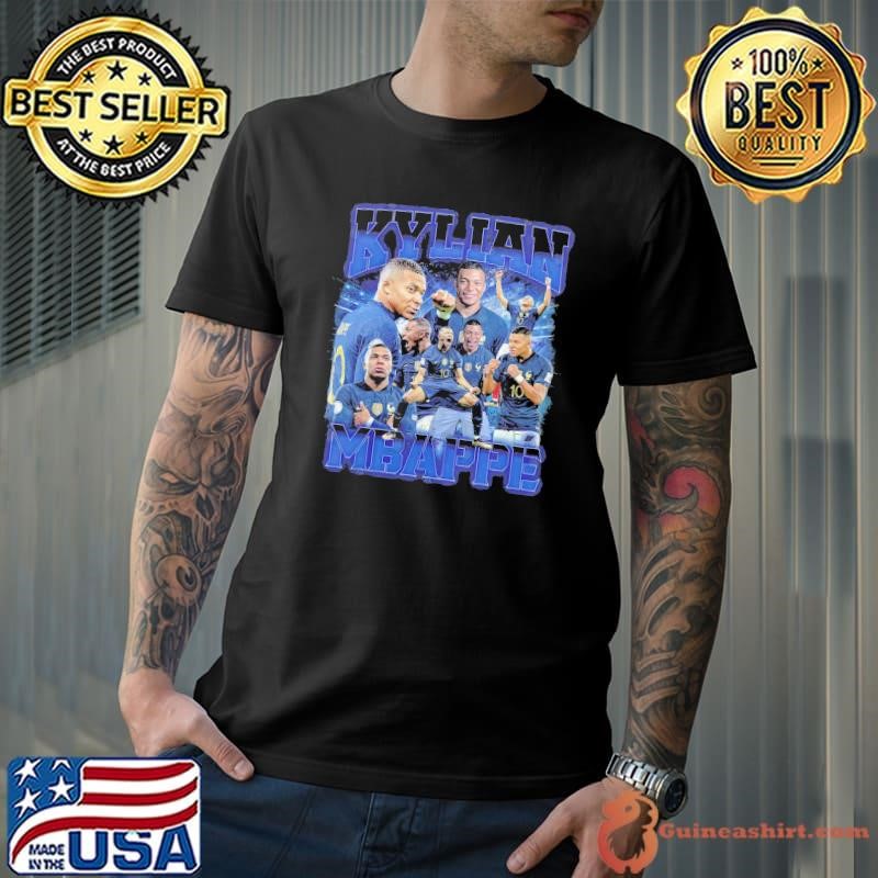 Kylian Mbappe French professional footballer France Vintage Bootleg T-Shirt