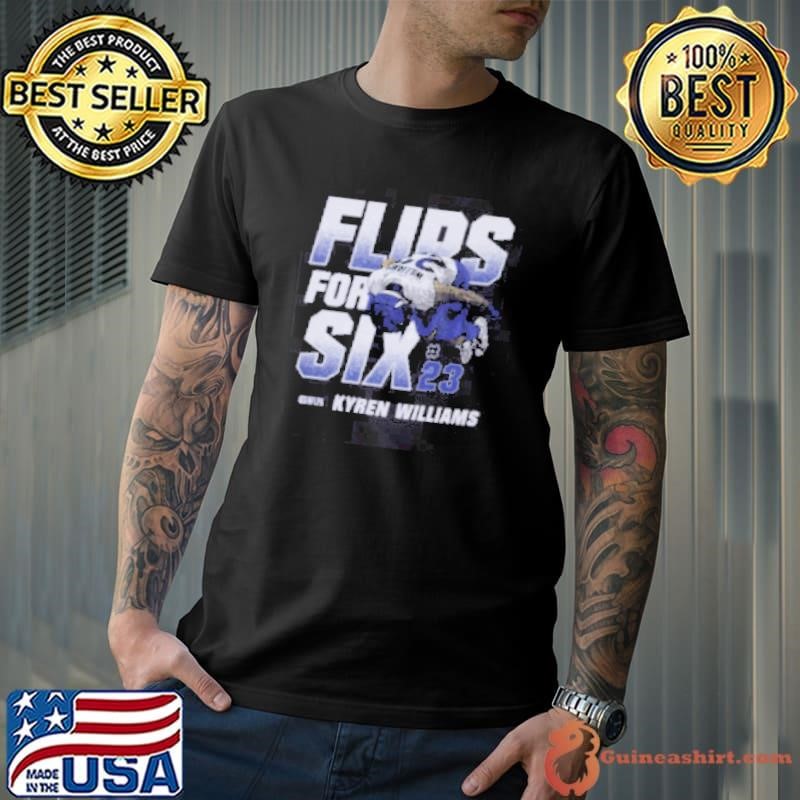 Kyren Williams #23 Los Angeles Rams NFL Flip For Six shirt