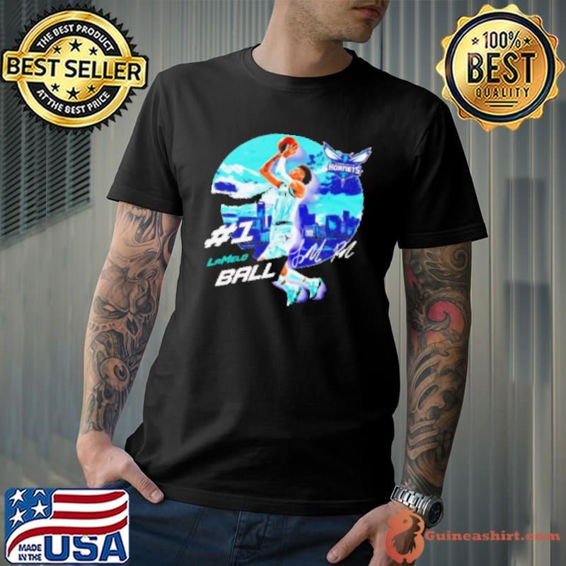 Lamelo Ball Charlotte Hornets City Emblem Signature Vintage Shirt