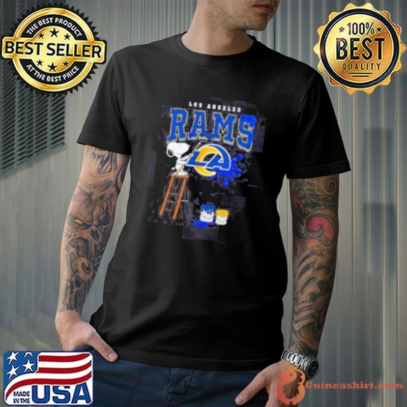 Los Angeles Rams Snoopy Painting Shirt