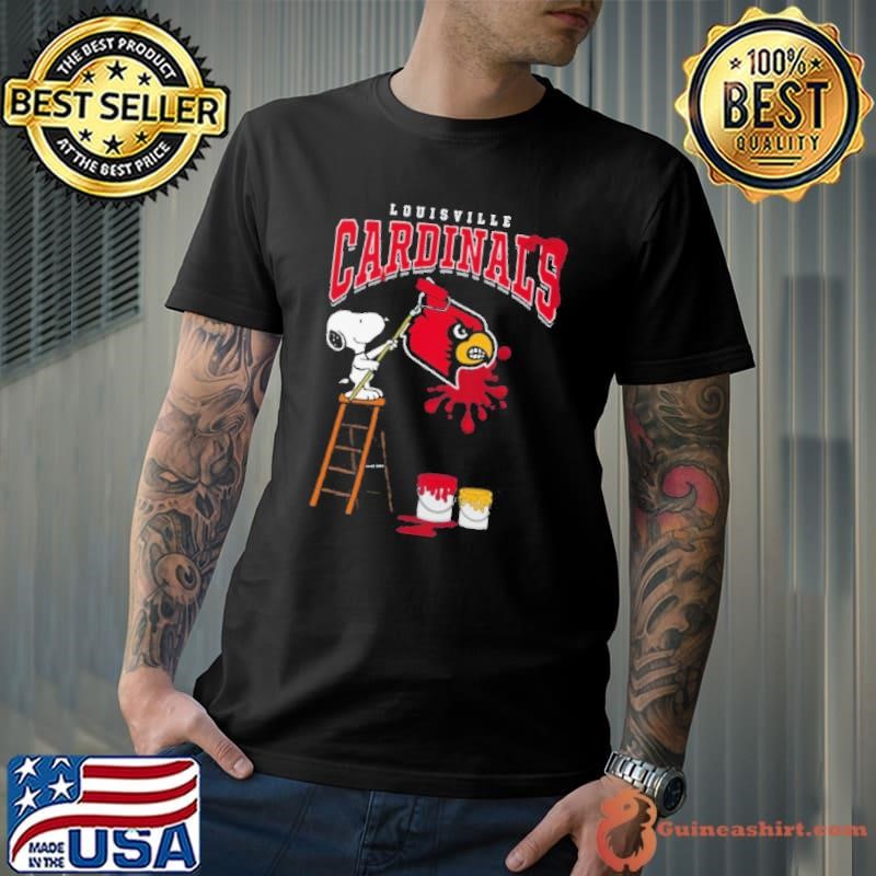 Louisville Cardinals Snoopy Painting Unisex