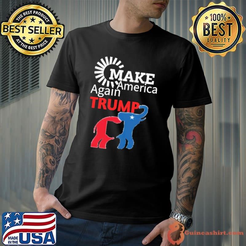 Make America Again Trump Elephant Election 2024 T-Shirt