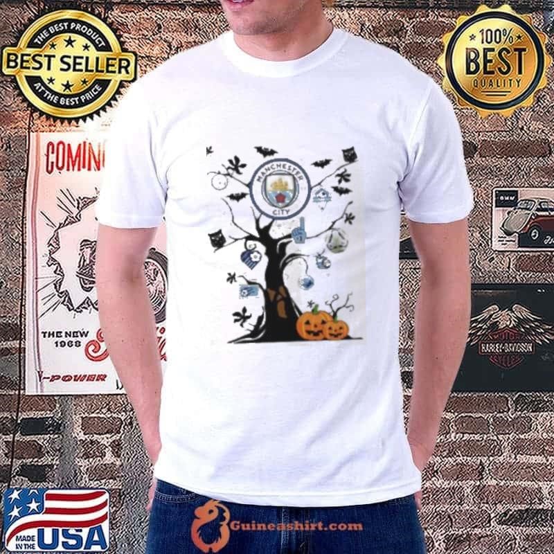 Manchester City Halloween Hanging Tree Spooky Unisex