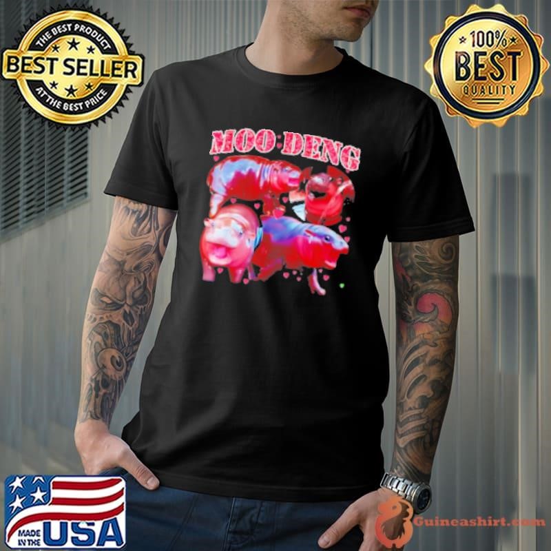 Moo Deng bouncy pig meme cute baby Shirt