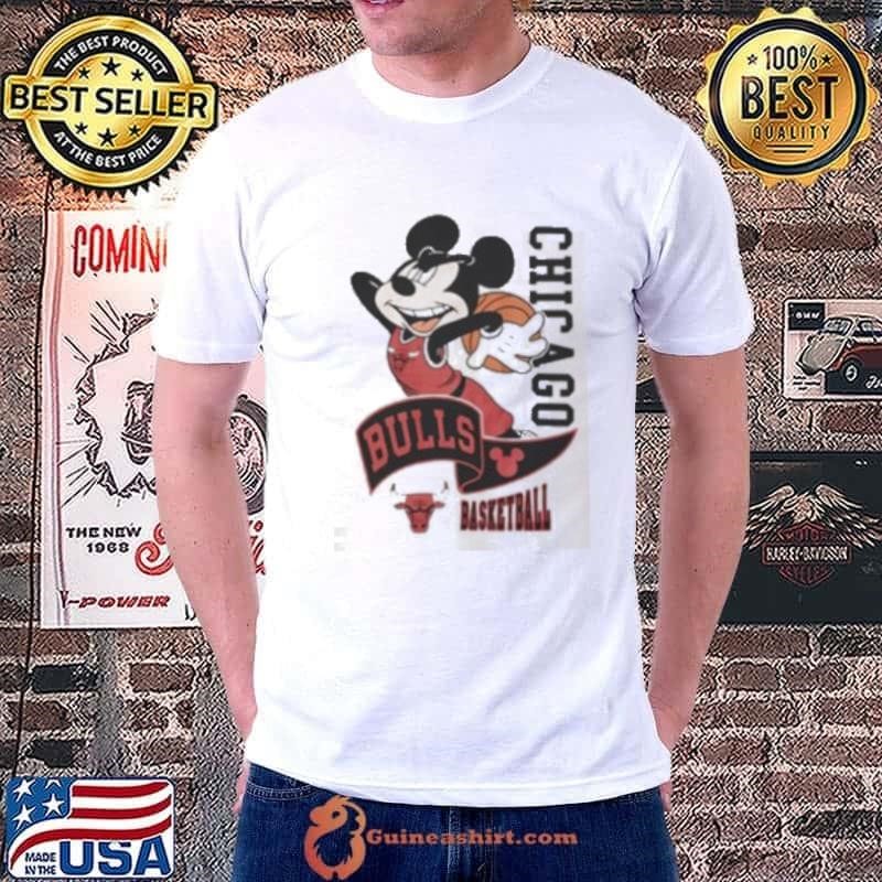 NBA Mickey Chicago Bulls Shirt