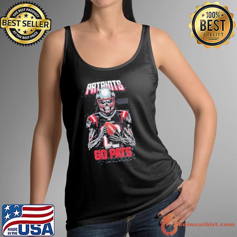 NFL New England Patriots EST 1960 Go Pats Tank Top