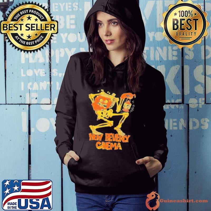 New Beverly cinema skeleton Halloween Hoodie