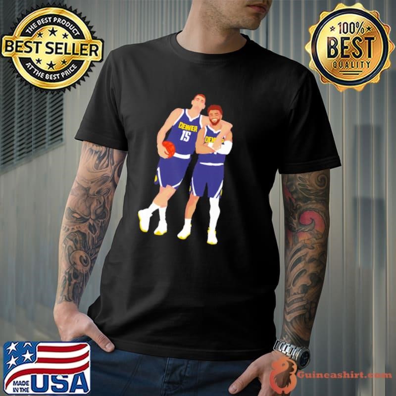 Nikola jokic and Jamal murray Nuggets gang Serbian professional basketball T-Shirt