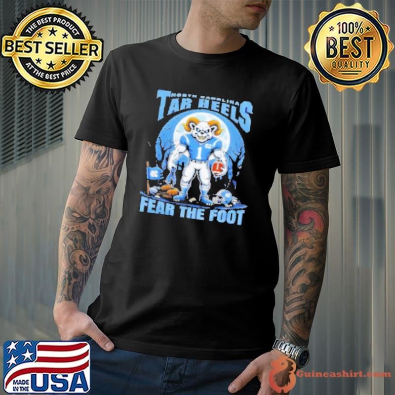North Carolina Tar Heels Football Fear The Foot Halloween Unisex