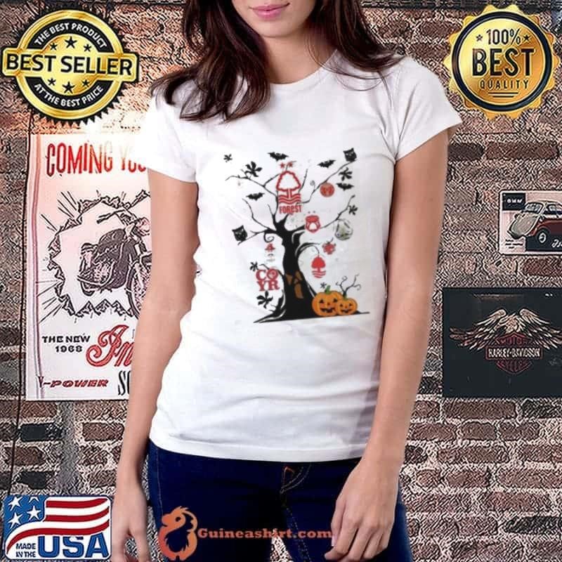 Nottingham Forest F.C. Halloween Hanging Tree Spooky Ladiestee