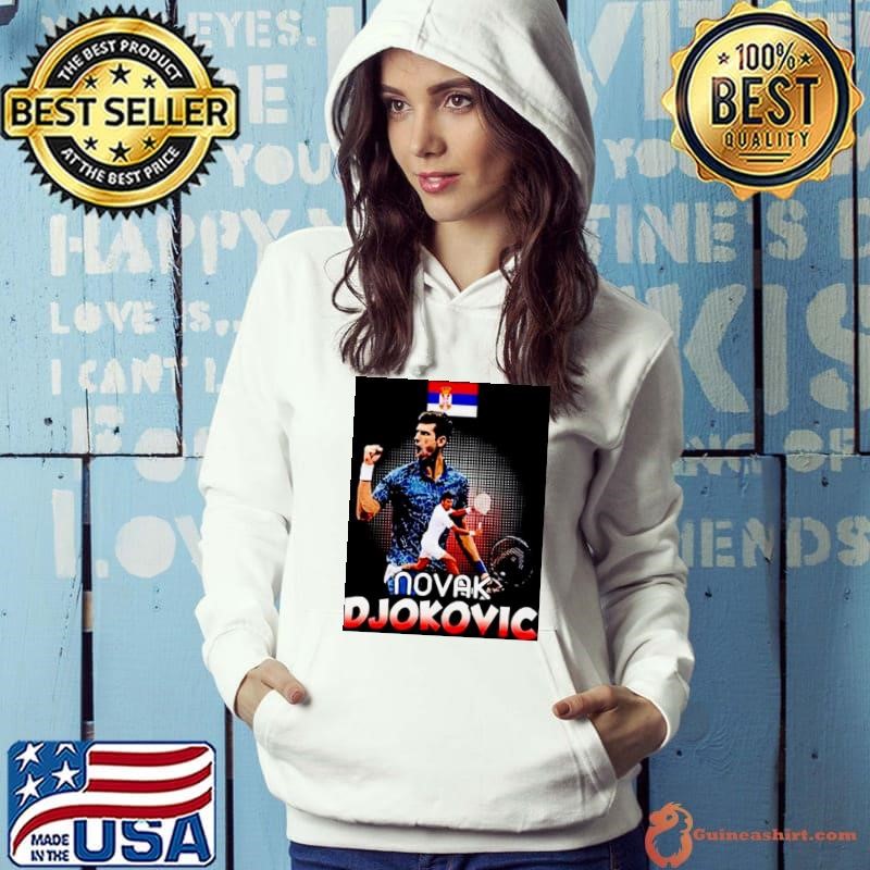 Novak Djokovic Tennis Wimbledon Champions Hoodie