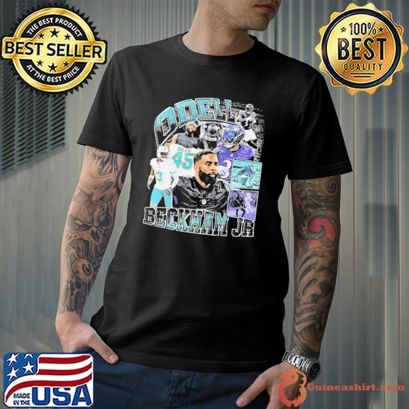 Odell Beckham Jr. American professional football wide receiver Retro Bootleg T-Shirt
