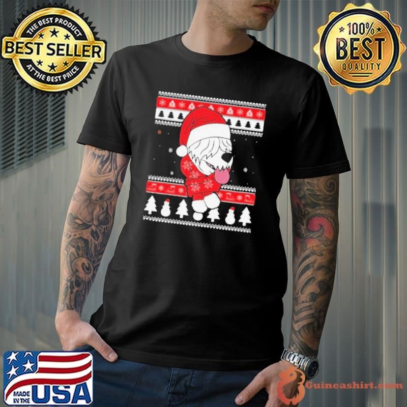 Old English Sheepdog Funny Dog Ugly Christmas shirt