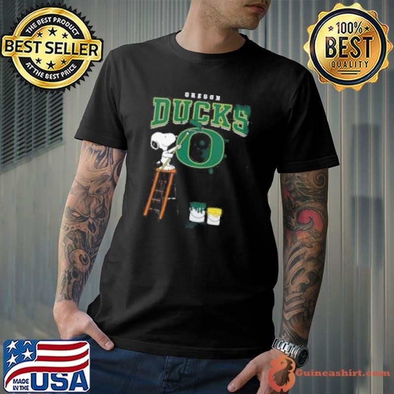 Oregon Ducks Snoopy Painting Shirt