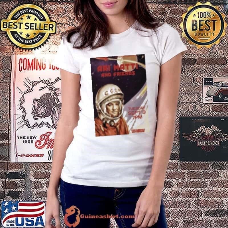 Original Ari Matti And Firends Sept 3 2024 Ecomedy Mothership In Austin TX Poster Shirt