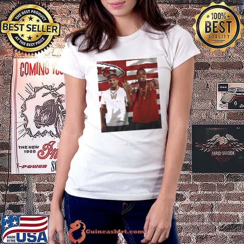 Patrick Mahomes Kanye West Kansas City Chiefs Ladiestee