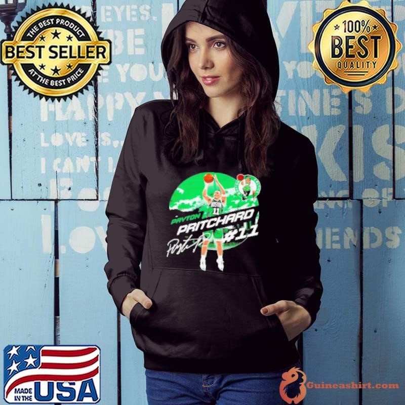 Payton Pritchard Boston Celtics City Emblem Signature Vintage Hoodie