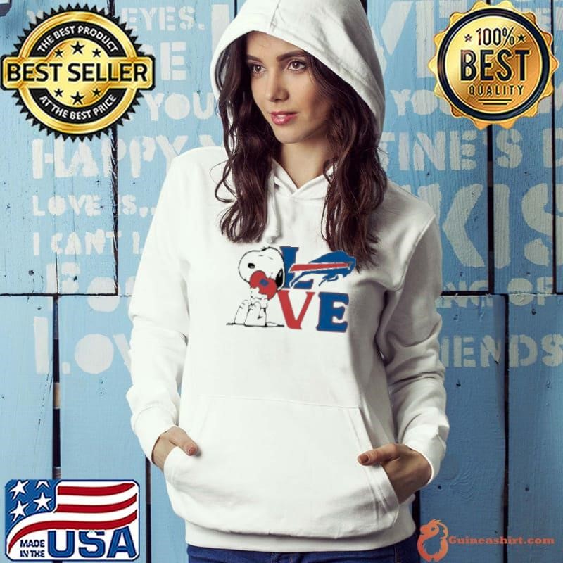 Peanuts Snoopy Love Buffalo Bills Shirt