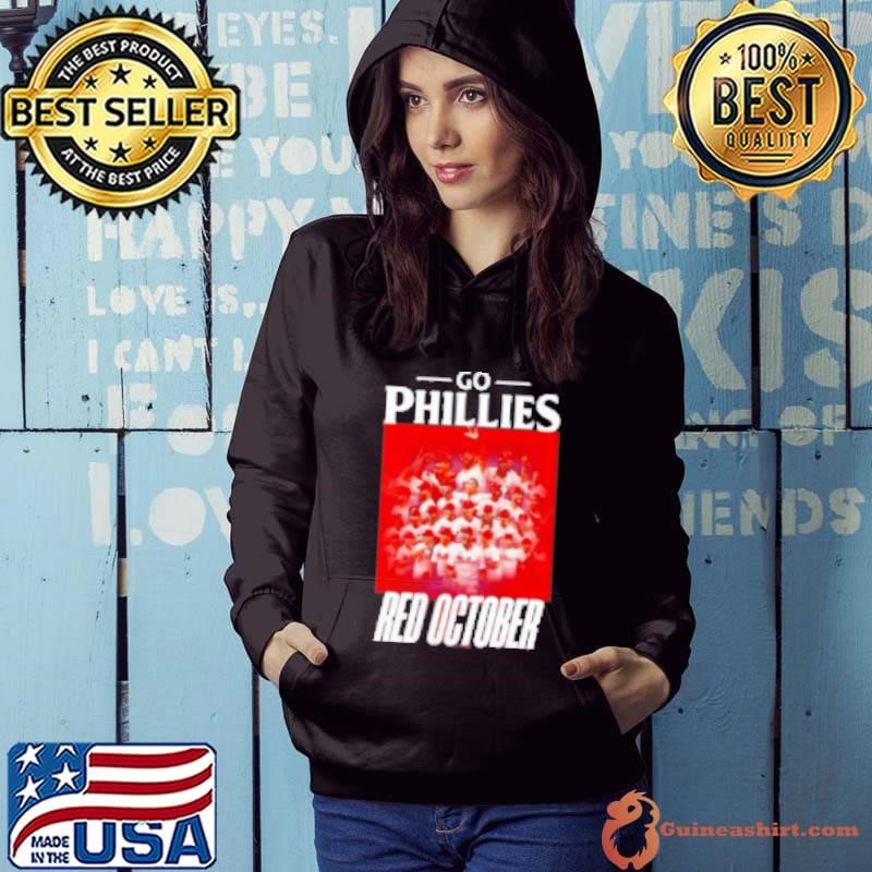 Philadelphia Phillies Go Phillies Red October NL East Division Champions Graphic Hoodie